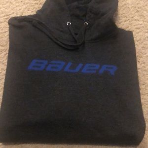 Men’s Bauer Sweatshirt LG Asphalt Gray - Like New
